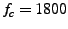 $ f_c = 1800$
