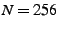 $ N=256$