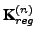 $ \textbf{K}_{reg}^{(n)}$