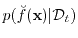 $ p(\breve f({\boldsymbol{\mathbf{x}}})\vert{\cal D}_t)$