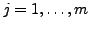 $ j=1,\dots,m$